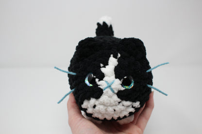 Felix the Crocheted Tuxedo Loaf Cat Plush