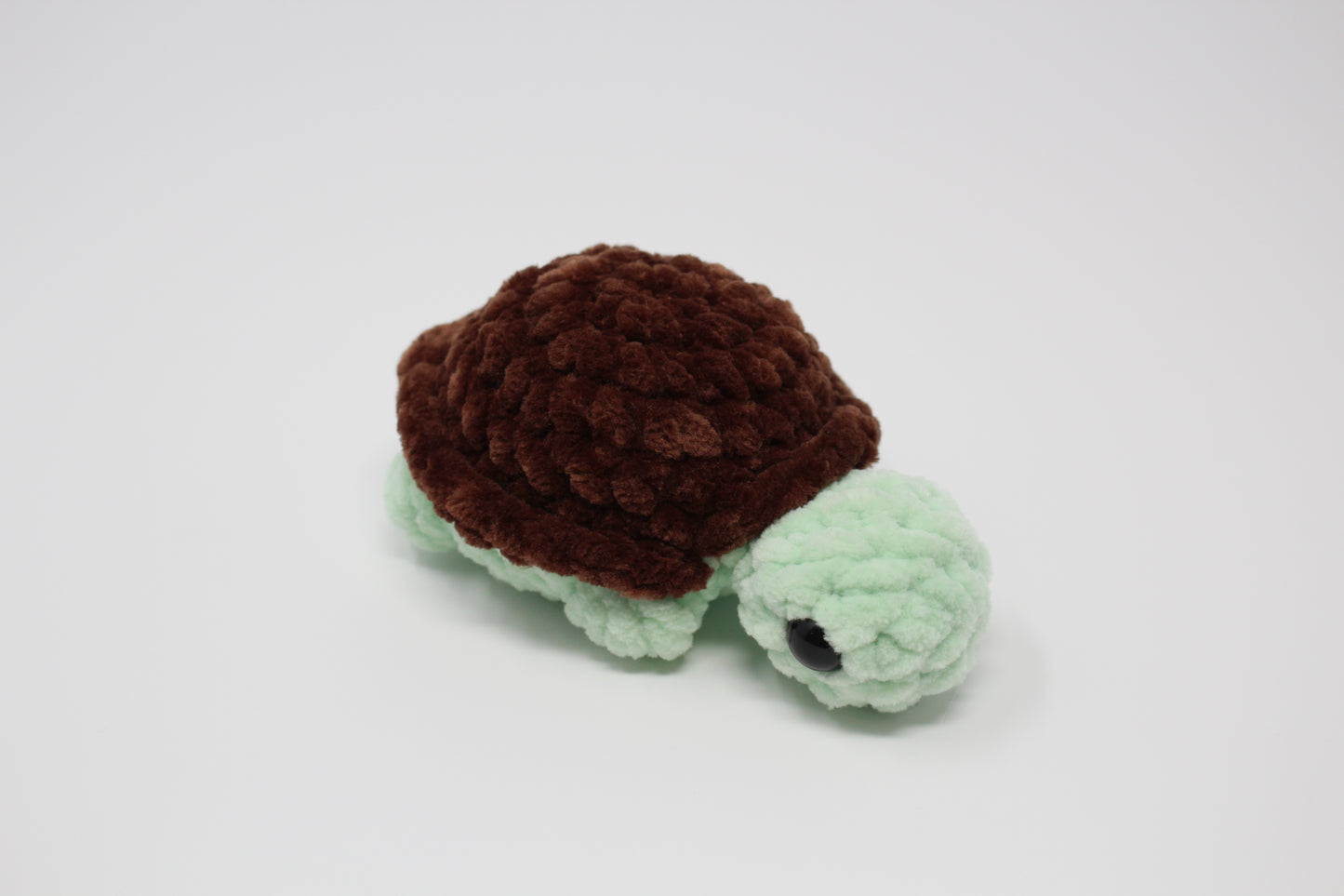 Crocheted Mini Turtle Plush