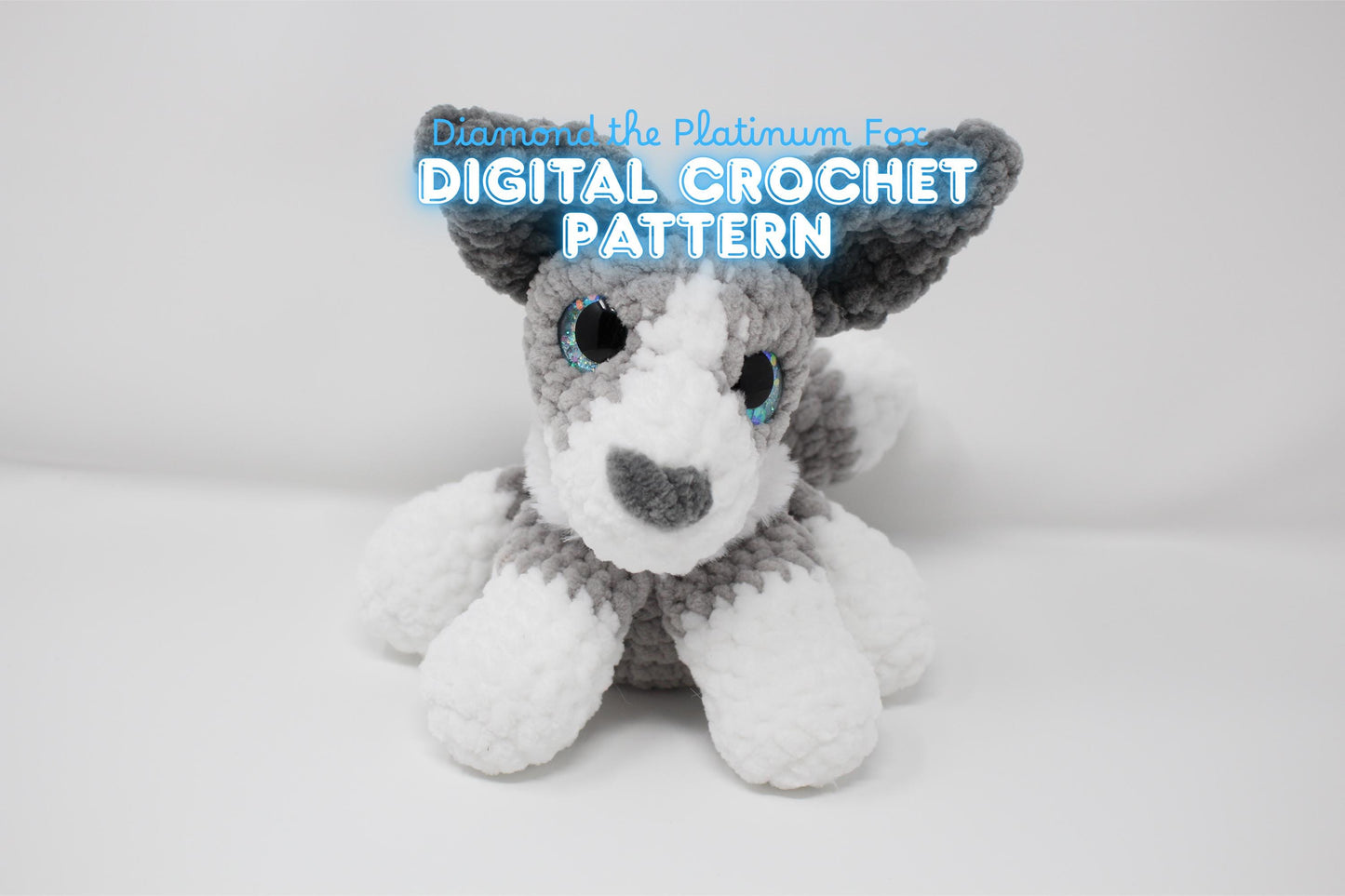 Diamond the Platinum Fox Crochet Pattern