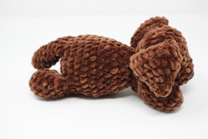 Cinnamon the Labrador Low-sew Crochet Pattern